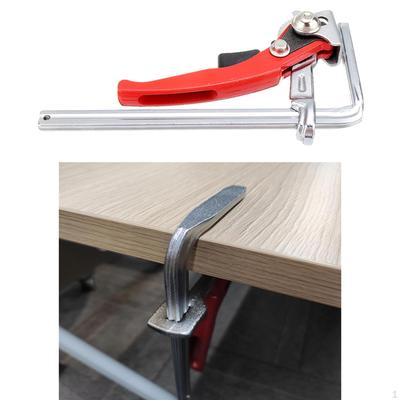 Abrazadera de Mesa de Trinquete para Guía de Sierra Carpintería Carpintero clip Herramienta Manual