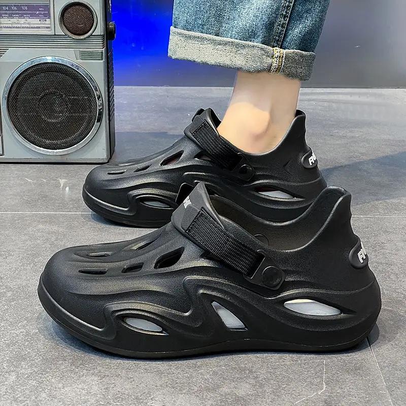 Fashion Beach Men's Sandal Hole Shoes High Quality New Fashion Breathable On Offer 39 Stylish Adult Expensives Luxury H Casual Male Shoe