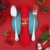 6/10pcs Christmas Reindeer Metal Napkin Ring Set, Elegant Vintage Design Suitable for Holiday, and Dinner Party Decorations