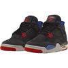 Air Jordan 4 Retro GS Rare Air Black Fire Red Deep Royal Blue IB4171-003