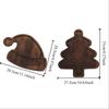 Exquisite Christmas Wooden Tray Santa Hat Snack Tray Cutting Board Fruit Plate  Hotel