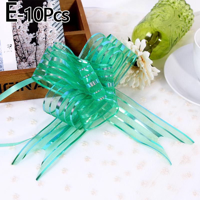 10pcs Gift Wrap Pull Bows Flower Present Package Wedding Birthday Party Decor