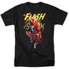 Justice League Of America Ripping Apart Mens T Shirt Black Officially Licensed
