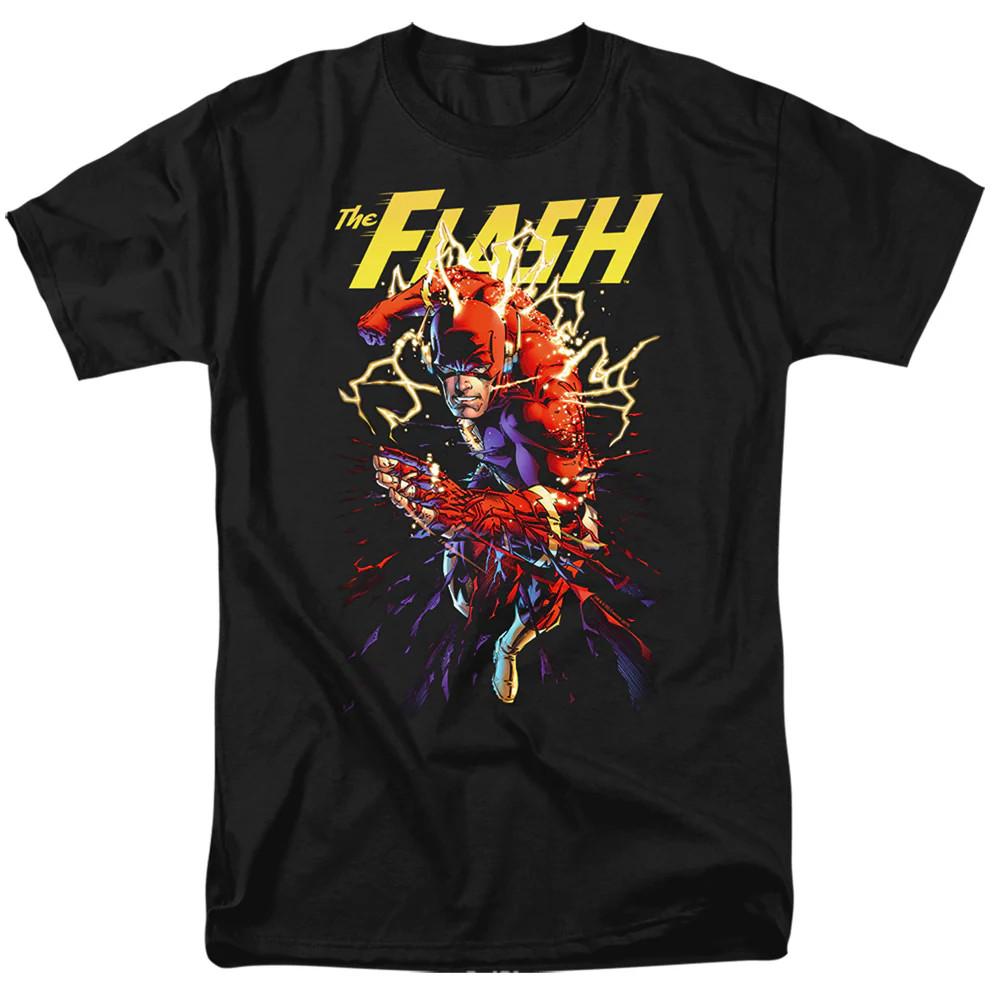 

Justice League Of America Ripping Apart Mens T Shirt Black Officially Licensed 4XL