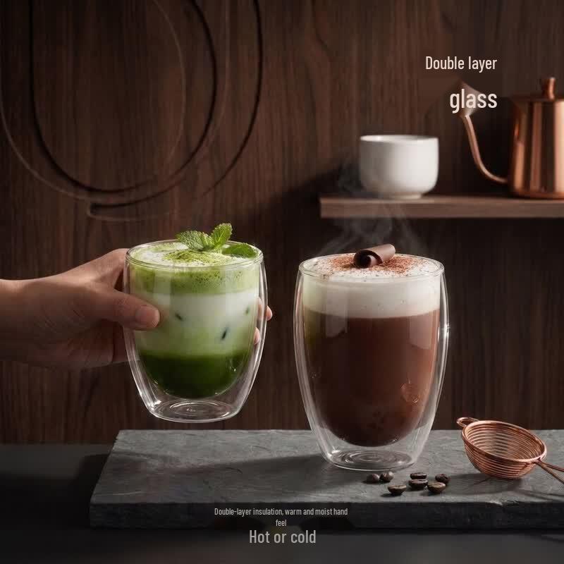 Hongzhu Double-Layer Heat-Resistant Glass Cup