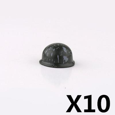 US Soviet British Soldier Figures Helmet M1ssh40 M3 Beret Military Accessories Building Blocks Toys For Children J004