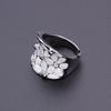 Hecheng Trendy European-American Flower Oil Drop Wedding Ring