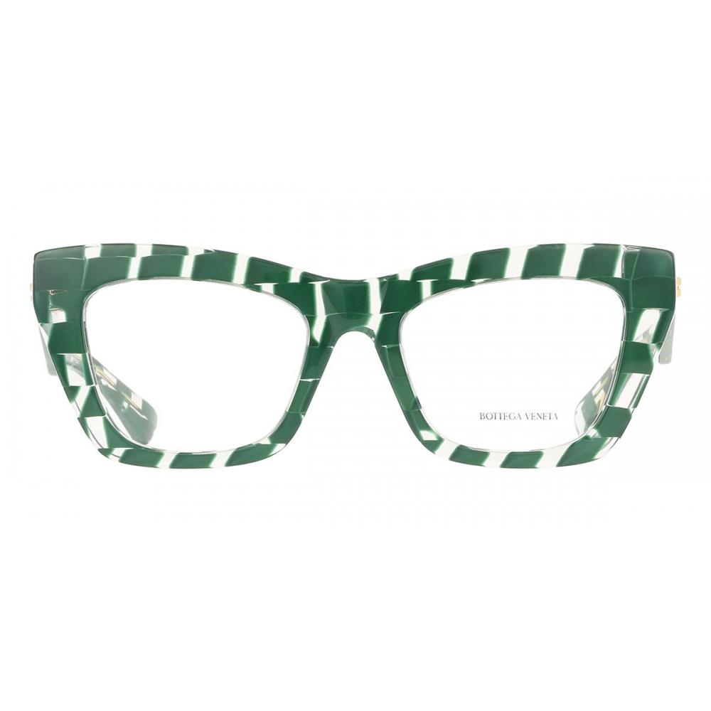 

Bottega Veneta Bv1215o 008 Women Eyeglasses Pattern/Green/50-19-145