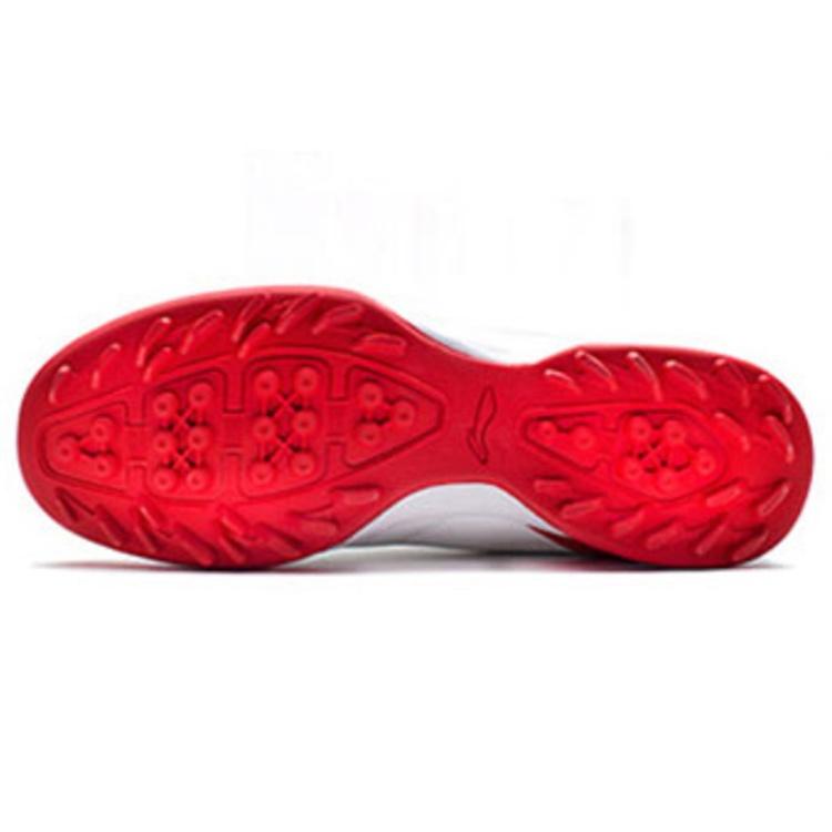 Li-Ning Training Soccer Shoes TF 'White Red' Men's ASTQ011-1
