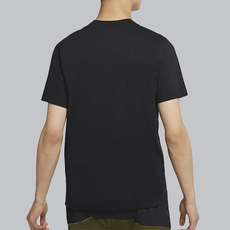 Nike T Shirts Men's Crew Neck Moderate Straight Fit CT6533-010