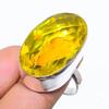 Citrine Handmade 925 Sterling Silver Jewelry Ring Size 7.5 M3S92