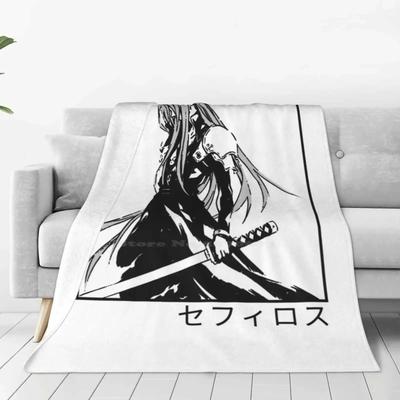 Sephiroth Ffvii New Selling Custom Print Flannel Soft Blanket Sephiroth Ff7 Final Fantasy Vii Final Fantasy 7 Ffvii Cloud