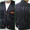 [Osaka Fishing Tackle] Fishing Vest All Mesh Vest Black