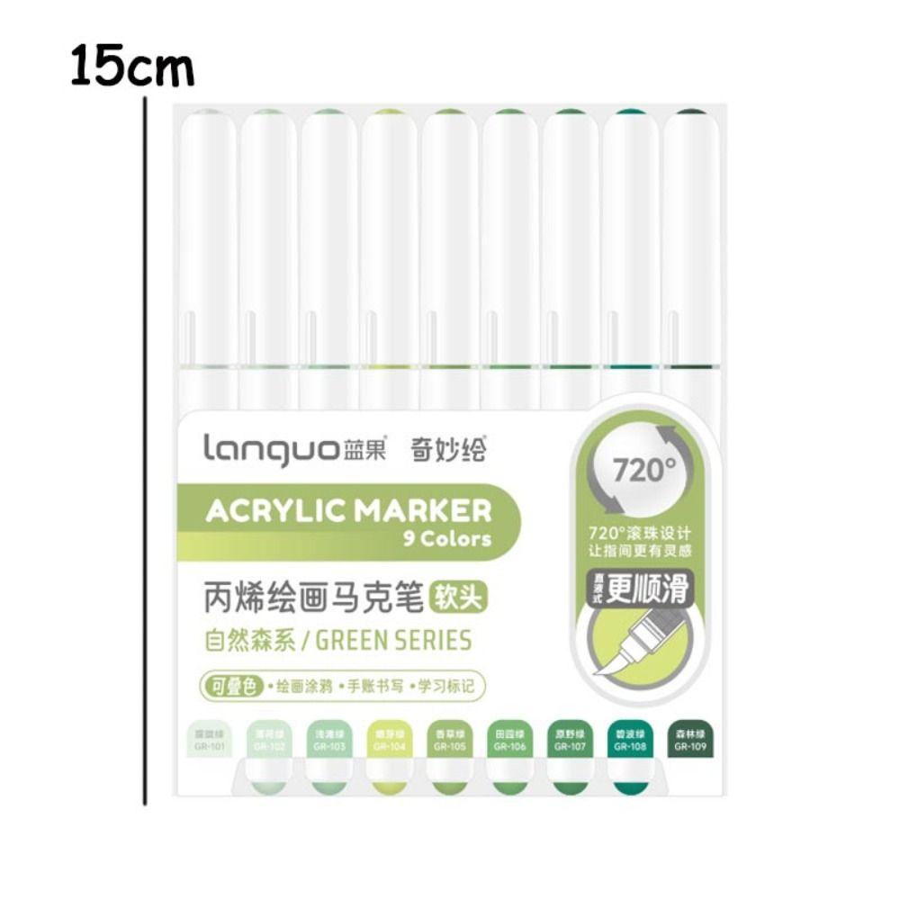 Szybkoschnący Pisak Płynny Prosty Miękka Końcówka Pisak Kolorowy Przenośny Pisak Artystyczny Akwarelowy Malowanie