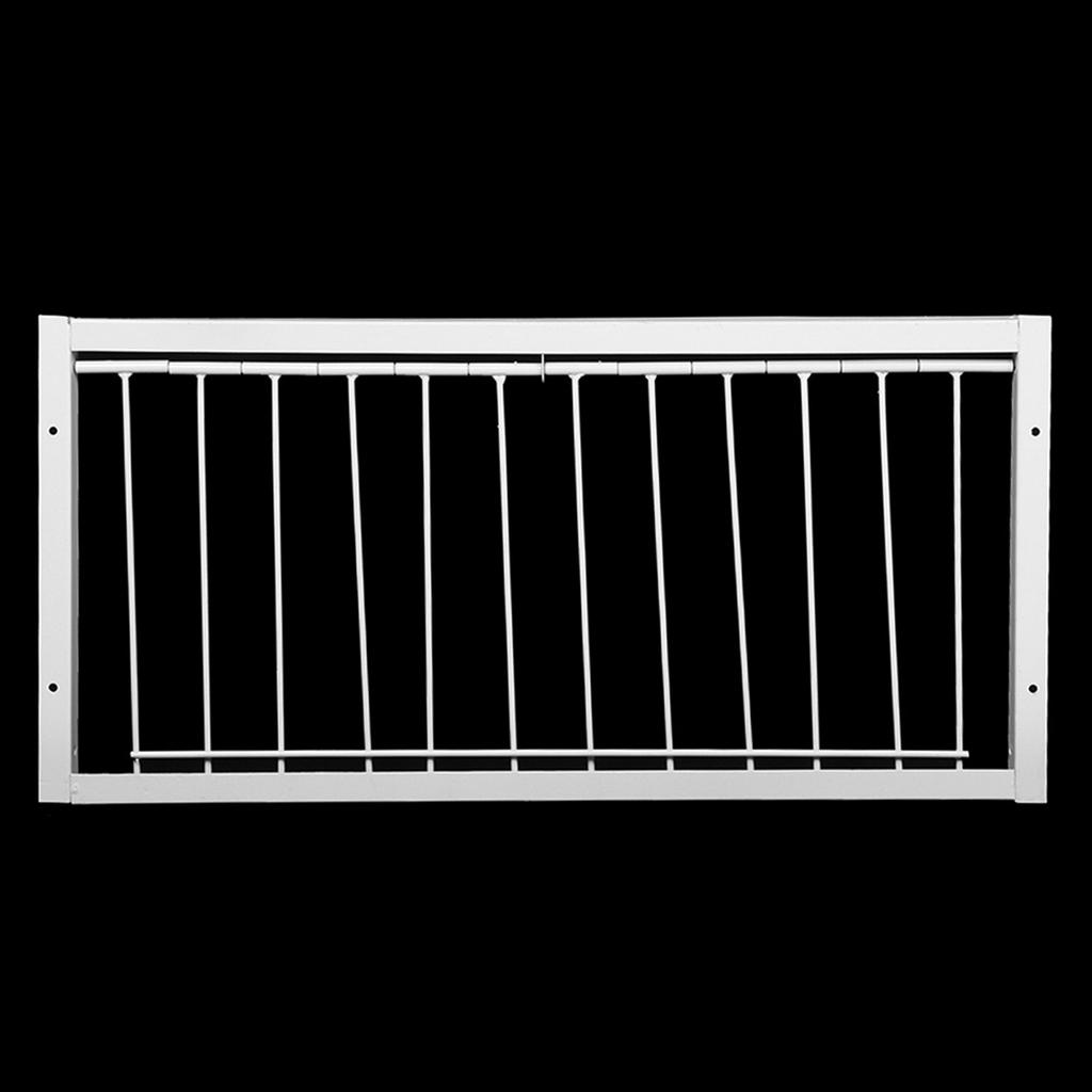 Jaulas de Hierro Trampa Puerta de Casa Alta Resistencia para Paloma Loro Fácil Instalación(53.5x26cm)