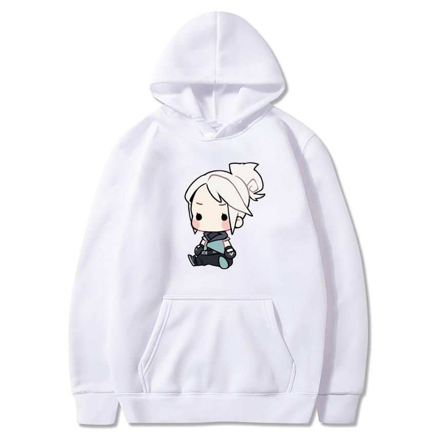 New VALORANT Hoodies Anime Cartoon FPS Game Print Streetwear Unisex Women Fashion Oversized Sweatshirts Hoodie Pullovers Tracksuits