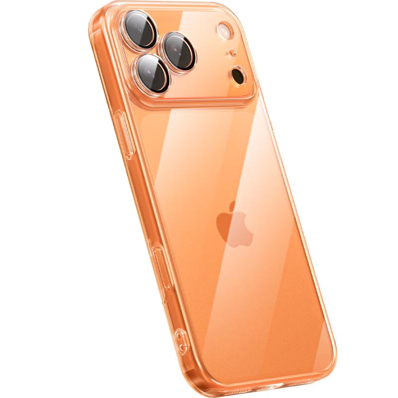 PISEN Transparent iPhone Case with Integrated Lens Protector