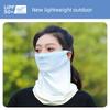 Sunshade Mask, Full Face Sun Protection, Ice Silk Headscarf, Shawl, Neck Protector, Summer Cycling Veil, Women's Arm Protection, Ice Sleeves