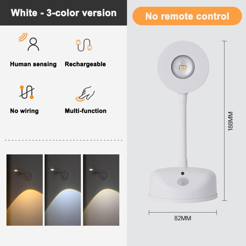 Night Light Motion Sensor Light Wireless USB LED for Kitchen Bedroom Mural Living Room Sensor Wall Lamp Indoor Lighting Gift