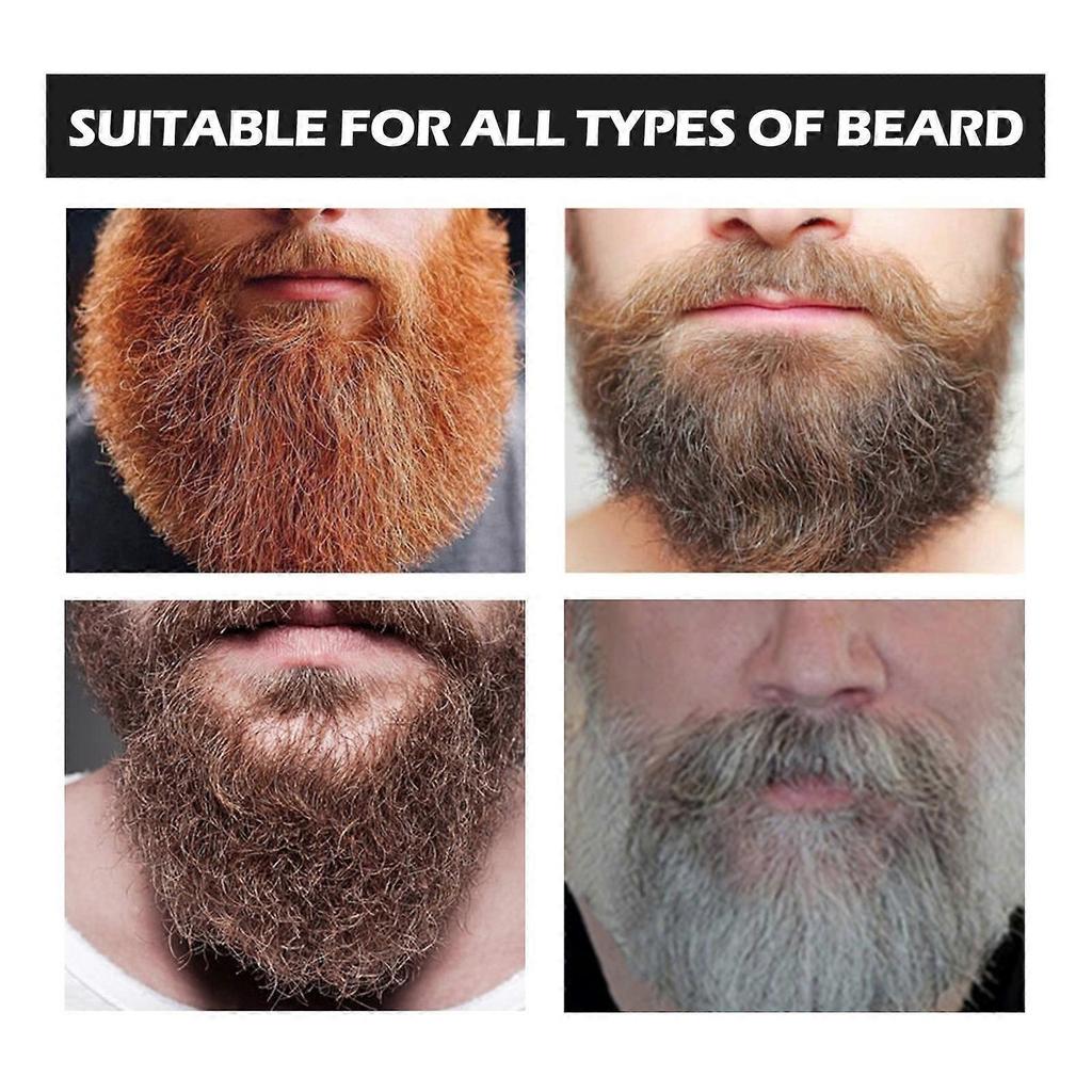 Agente per la cura della barba capelli da uomo barba colorata uniformemente punte secche cura agente nero 100ml