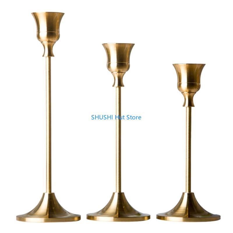 3pcs/set Candelabra Holder Wedding Table Centerpieces Stand Candelabrum D57B