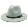 Popular European and American Cotton Retro Fedora Hat Men's and Women's British Style Jazz Hat Ethnic Top Hat