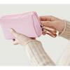 Small Makeup Bag for Purse, Makeup Bag Small Cosmetic Bag Mini Portable Handbag for Women and Girls (Pink)