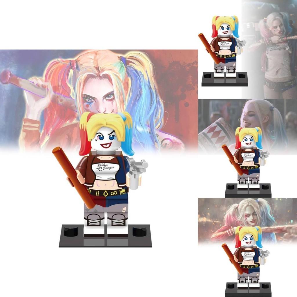 Premium Plastic Diy Poison Ivy Catwoman Quinn Two-face Building Blocks Toy Set
