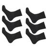 3 Pair Unisex Cotton Socks Wide Thin No Binding Top Breathable Extra Loose Solid Short Ankle Socks