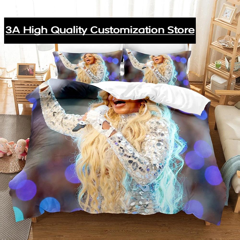 New Mary J. Blige Bedding Set Single Twin Full Queen King Size Bed Set Adult Boy Bedroom Duvetcover Sets Anime Parure De Lit Bed