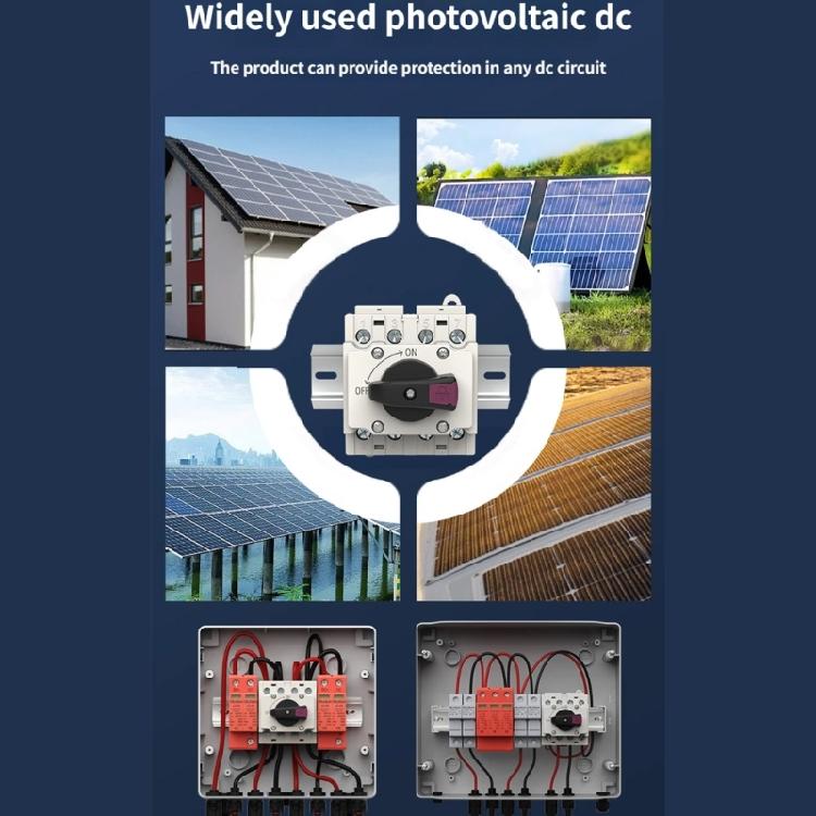 Photovoltaic Circuit Isolator Solar Disconnect Switches for Long Life And Easy Assembly In Solar Energy Systems