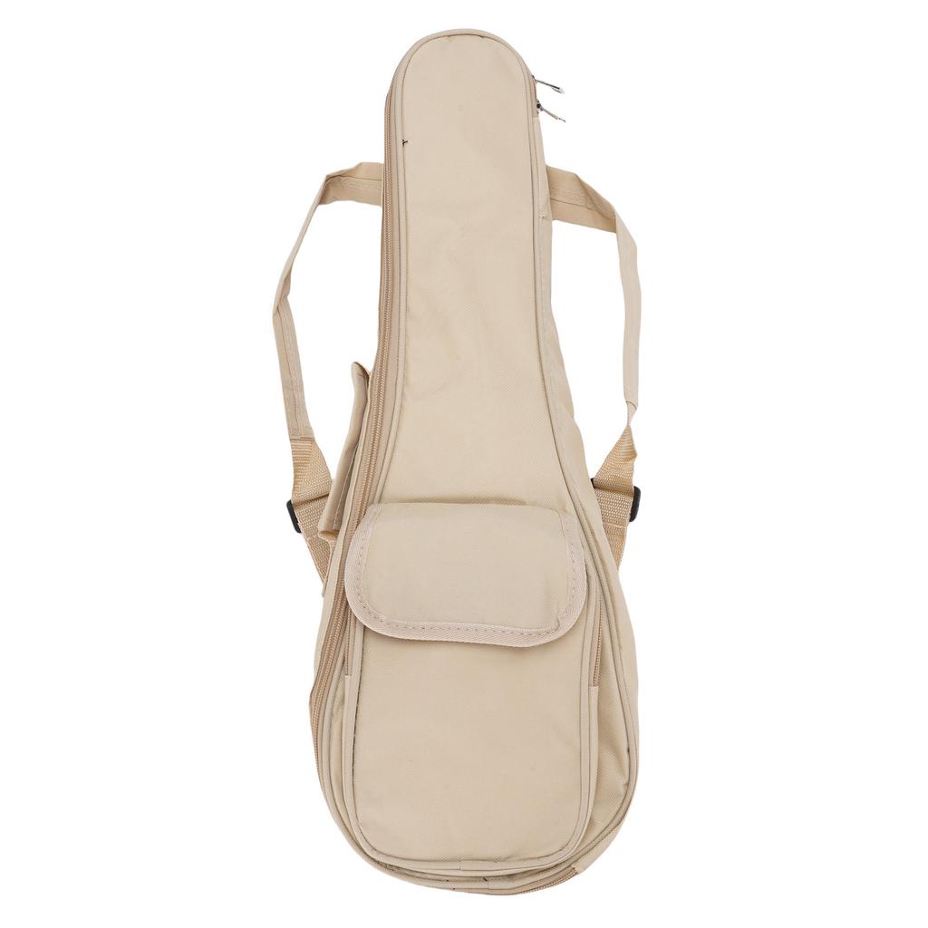 Geantă Ukulele 21 Inch Pânză Oxford 600D Căptușeală Burete 13mm Rucsac Ukulele cu Buzunar și Lateral