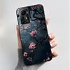 Für ZTE Blade A72S A7050 Hülle Für ZTE Blade V41 Smart Cover Luxus Mode Schmetterling Blume Silikon Weich Schwarz TPU Stoßfänger Schale