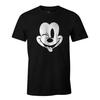 Mens Mickey Mouse Winking Face T-Shirt