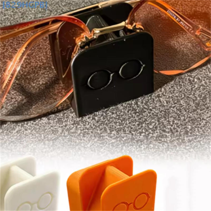 Non-Slip Eyeglasses Holder Stand 3D Printed PLA Glasses Rack For Desk Nightstand Anti-Scratch Eyewear Organizer Accessory