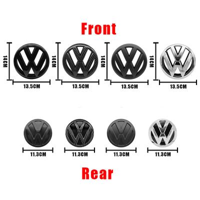 For As For Volkswagen Golf 7.5 MK7.5 Car Styling Front Head Hood Bonnet Emblem Rear Tail Bumper Trunk Badge 5KO853601C Car Accessories