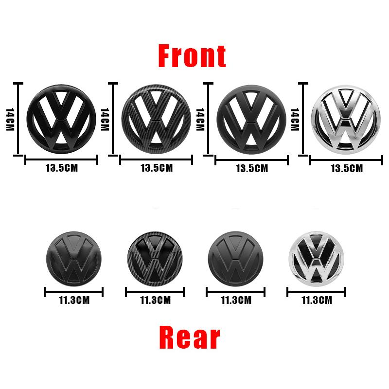 VW GTI GOLF 2026 Hot For VOLKSWAGEN VW Cup Holders Hub Caps Car Styling Front Head Hood Bonnet Emblem Rear Tail Bumper Trunk Bad