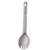Camping Titanium Spork Spoon Outdoor Lightweight Fork Tableware Portable Picnic Hiking Travelling Ultralight Dinnerware 1PC