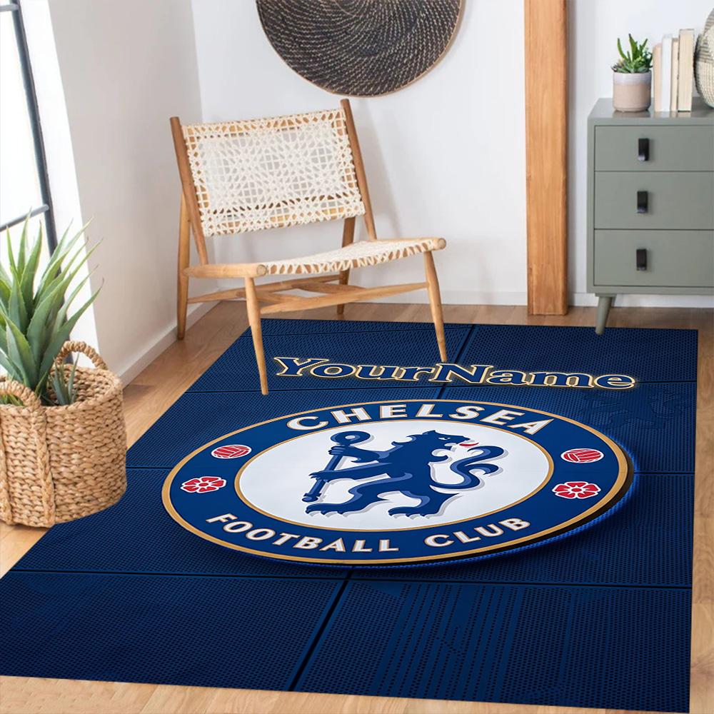 Chelsea Customizable Name Area Rug Design for Entryway Dining Room Balcony Dormitory Anti-slip Rug Office home decor