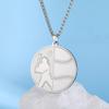 Lemegeton BasketBall Necklace For Boy Men's Hip Hop Sports Necklace Stainless Steel Gold Plated Vintage Baseball Sports Chain