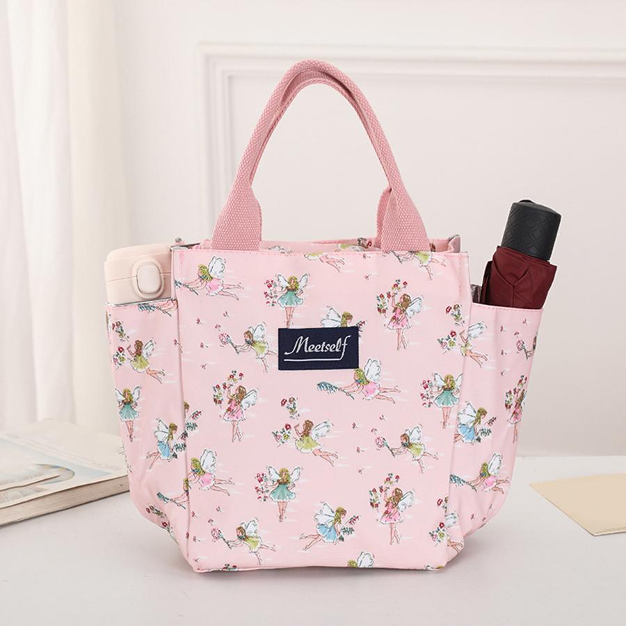 Office Workers Go Out with a Lunch Box Bag Thermal Bento Bag Fashion Handbag Carry Mommy Bag