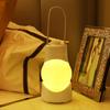 USB Charging LED Nightlight Portable Night Lamp with Handle Dimmable Tabletop Hand Lantern for Bedside Home Decor