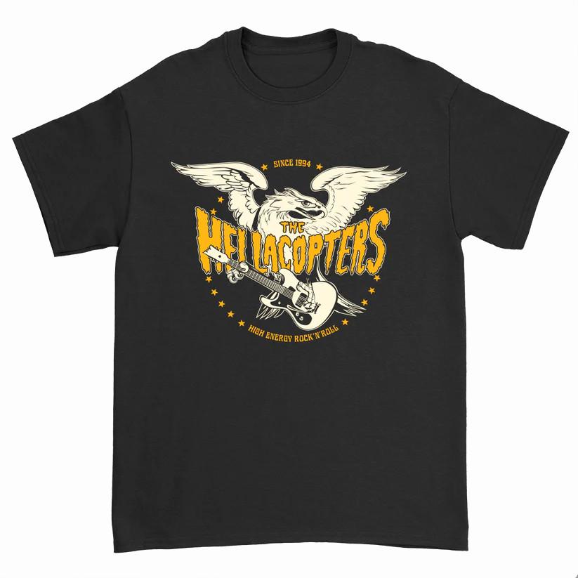 NEW The Hellacopters Band Gift For Fans Cotton Black T Shirt S-5XL CM588 XXXXL