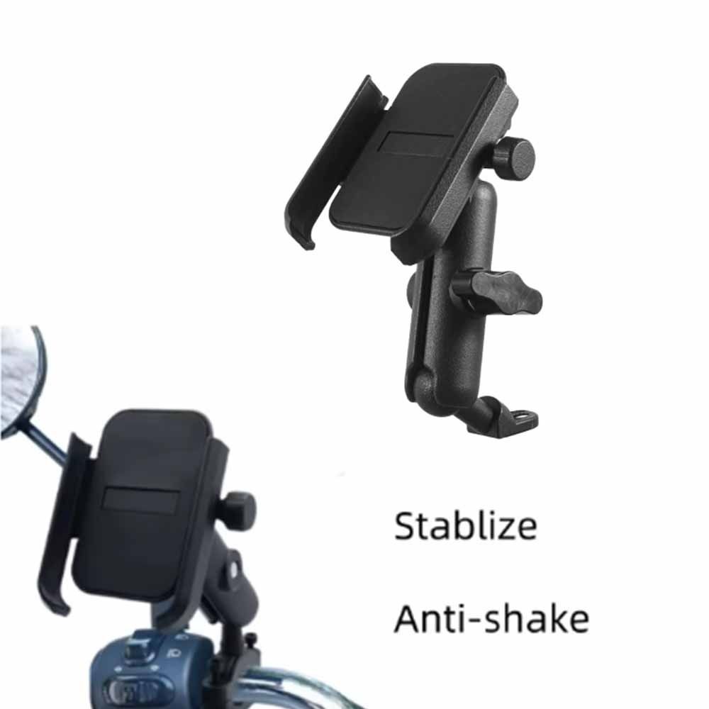 Adjustable Cell Phone Stand Support Bracket Bicycle Rearview Mirror  Riding Equipment