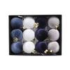 12pcs/SET Velvet Velvet Christmas Balls Set 6cm Christmas Tree Ornaments  Party Supplies