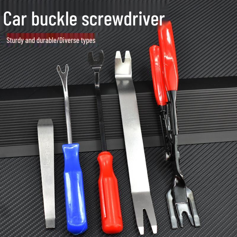 Nerezová sada páčidel a nástrojů pro demontáž čalounění interiéru automobilu