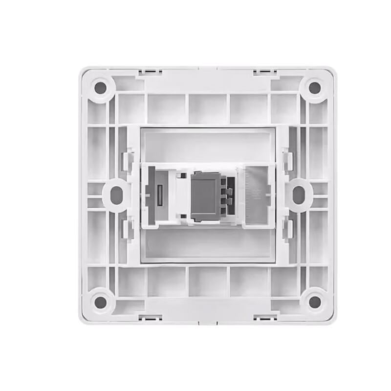CAROL 86-Type White Telephone Wall Socket