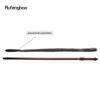 Red Round Wooden Bamboo Joint Walking Stick Decorative Cospaly Party Wood Walking Cane Halloween Mace Wand Crosier 124cm