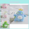 Adorable Cartoon Dinosaur Plush Keychain Soft Stuffed Animal Accessory Birthday Gift
