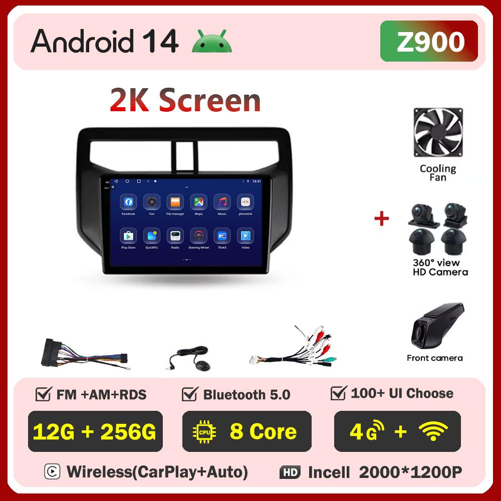 Android 14 For Toyota Rush Daihatsu Terios 2017-2020 Touch Screen Car Multimedia Video Player Wireless Android Auto Radio Wifi